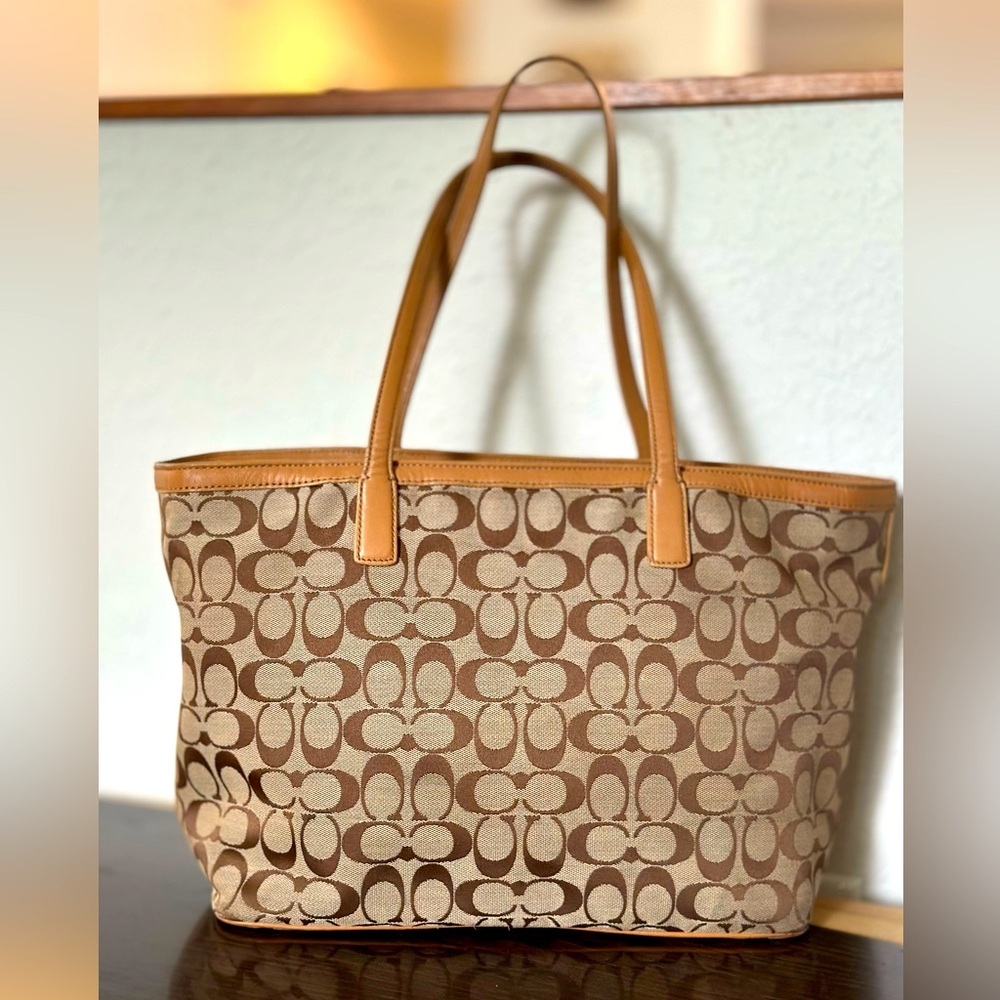 Coach Weekender Signature Vintage Monogram City Tote E1321- 23465